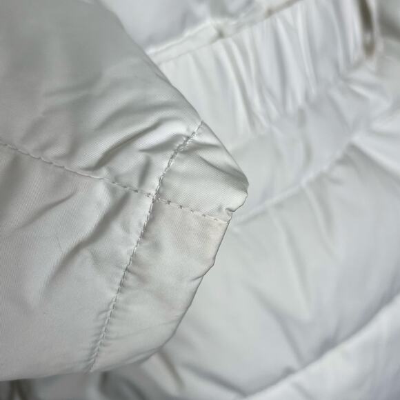 NFL New England Patriots Puffer Jacket Womens Medium Belted Hooded Fleece Parka - Picture 15 of 15